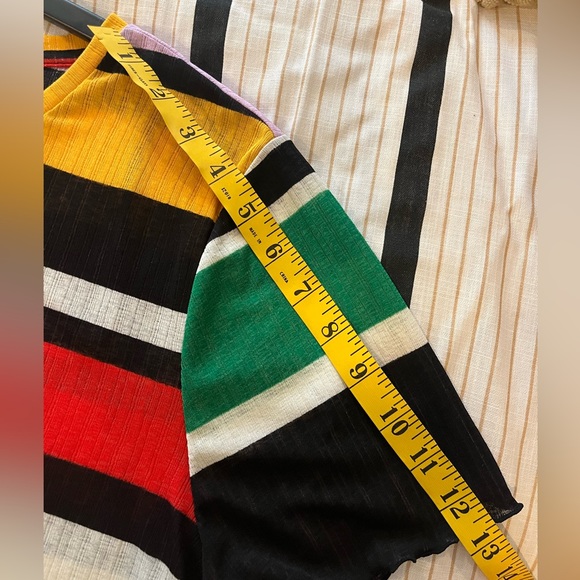 NEW Nine West Multi-Color Stripe Blouse Top XXL - Picture 10 of 10